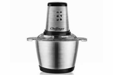 Tocator de bucatarie electric Cheffinger capacitate 3l, 1000W si bol de inox