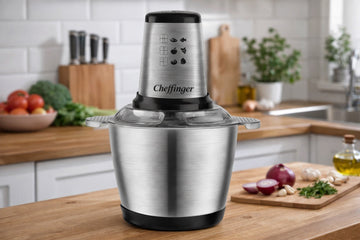 Tocator de bucatarie electric Cheffinger capacitate 3l, 1000W si bol de inox
