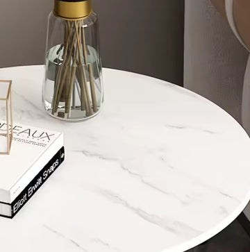 Masuta cafea REGILIA Black din otel inoxidabil si piatra sinterizata