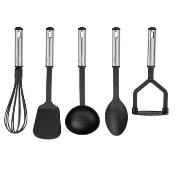 Set bucatarie 16 piese , razatoare,cleste ,ustensile din otel inoxidabil si silicon si accesorii masuratoare