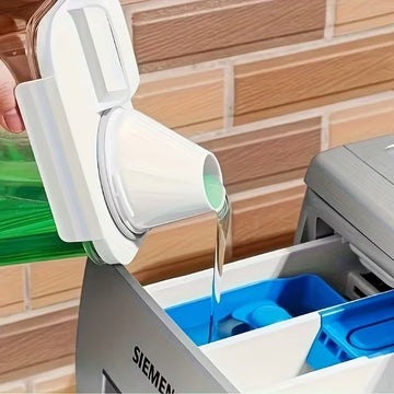 Set 3 recipiente organizatoare pentru detergenti si balsam cu masura gradata