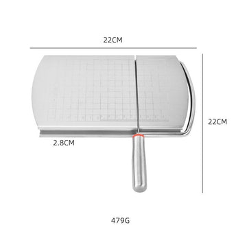 Feliator manual multifunctional din otel inoxidabil pentru taieri precise ale branzeturilor, preparatelor sau legumelor moi