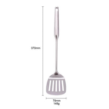 Set 6 ustensile de bucatarie premium din inox 304, finisaj argintiu periat mat