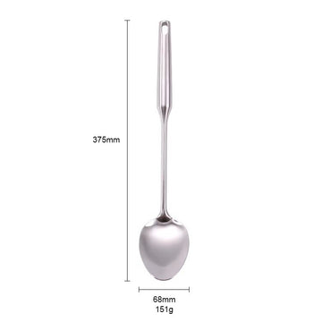 Set 6 ustensile de bucatarie premium din inox 304, finisaj argintiu periat mat