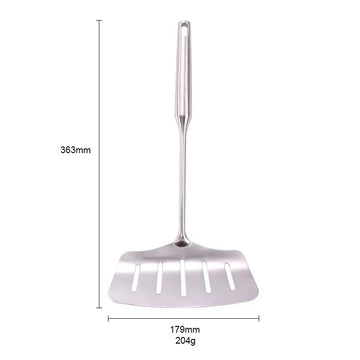 Set 6 ustensile de bucatarie premium din inox 304, finisaj argintiu periat mat