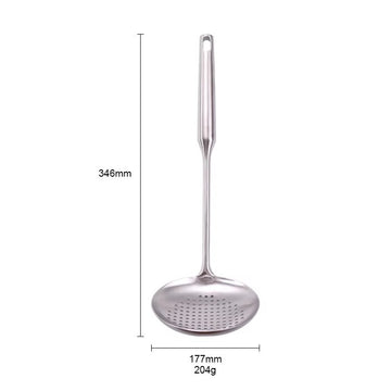 Set 6 ustensile de bucatarie premium din inox 304, finisaj argintiu periat mat