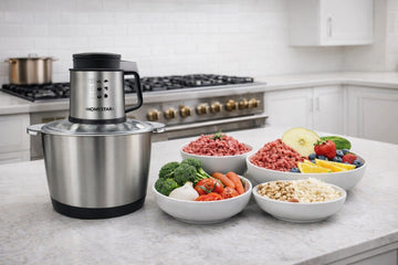 Tocator electric bucatarie Cheffinger cu bol din inox 5l,putere1000w