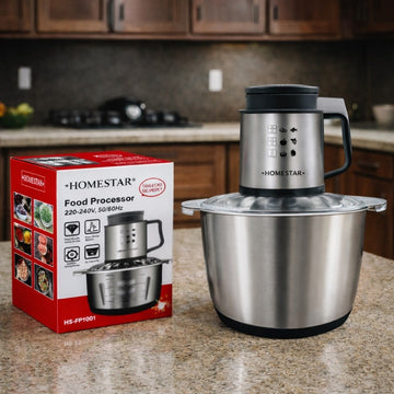 Tocator electric bucatarie Cheffinger cu bol din inox 5l,putere1000w