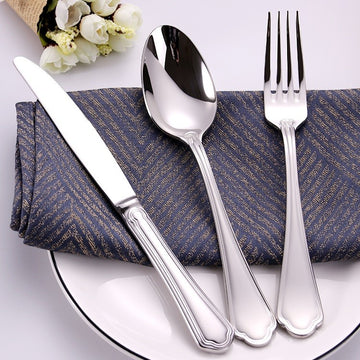 Set tacamuri Premium Imperial 24 piese din inox 304 cu finisaj Argintiu tip oglinda