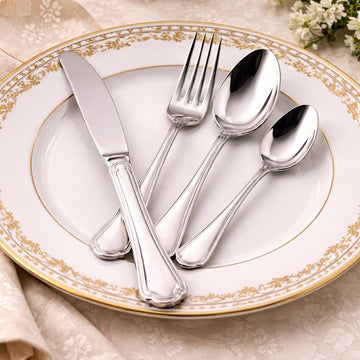 Set tacamuri Premium Imperial 24 piese din inox 304 cu finisaj Argintiu tip oglinda