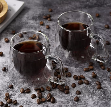 Set 2 Pahare Cafea/Cappuccino/Ceai 200ml Hot&Cold