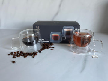 Set 2 Pahare Cafea/Cappuccino/Ceai 200ml Hot&Cold