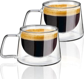 Set 2 Pahare Cafea/Cappuccino/Ceai 200ml Hot&Cold