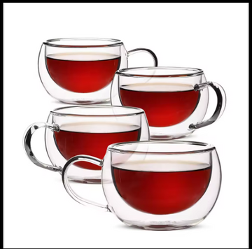 Set 2 pahare Latte/Cafea/Ceai Hot&Cold
