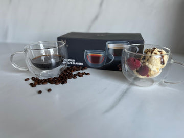 Set 2 pahare Latte/Cafea/Ceai Hot&Cold