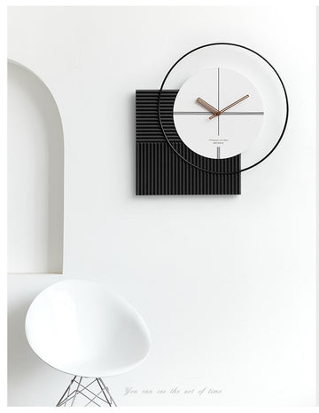 Ceas de perete RYOS Black
