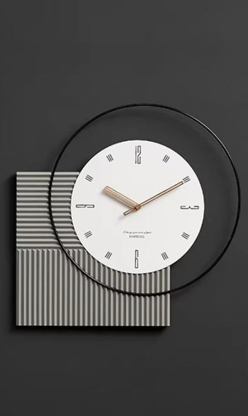 Ceas de perete RYOS Gray