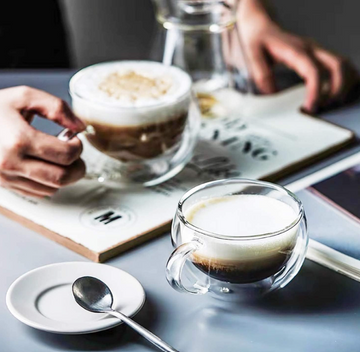 Set 6 pahare Latte/Cafea/Ceai Hot&Cold 250ml