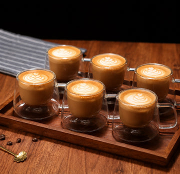 Set 6 Pahare Cafea/Cappuccino/Ceai 200ml Hot&Cold
